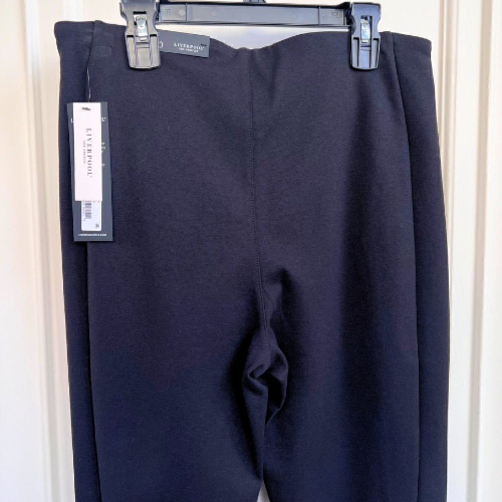 LIVERPOOL Petite Black High Rise Legging Size 10P - Picture 5 of 9